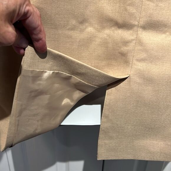 ASOS Tan/Gold Lined Oversized Fit (see measurements) Blazer Size 6 NWT‎ - Picture 9 of 15